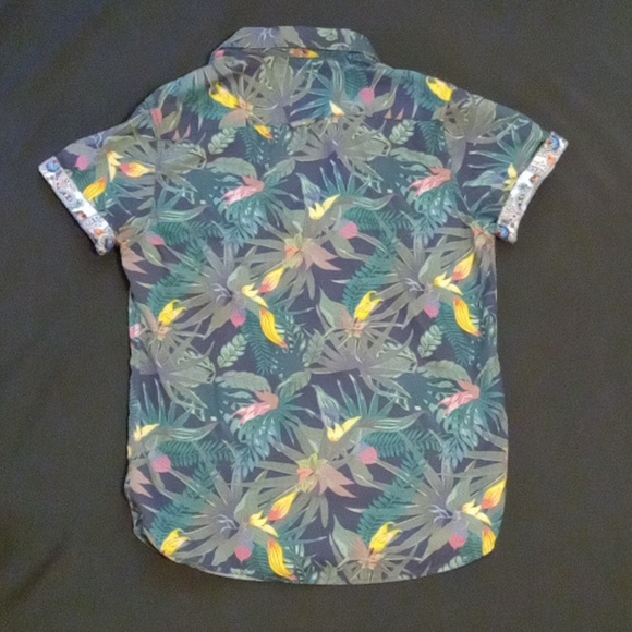 Denim & Flower Small Men's Button Down Shirt Cactus Man Ricky Singh Tropical - Picture 11 of 11